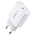 Ugreen mains charger with USB, Power Delivery 3.0, Quick Charge 4.0, 18W, 3A, white (60450)
